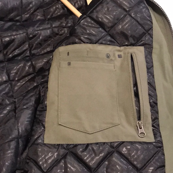 NWOT Men’s SNAP-ON Tools Workwear Jacket - polyester- olive green- Large - Picture 7 of 10